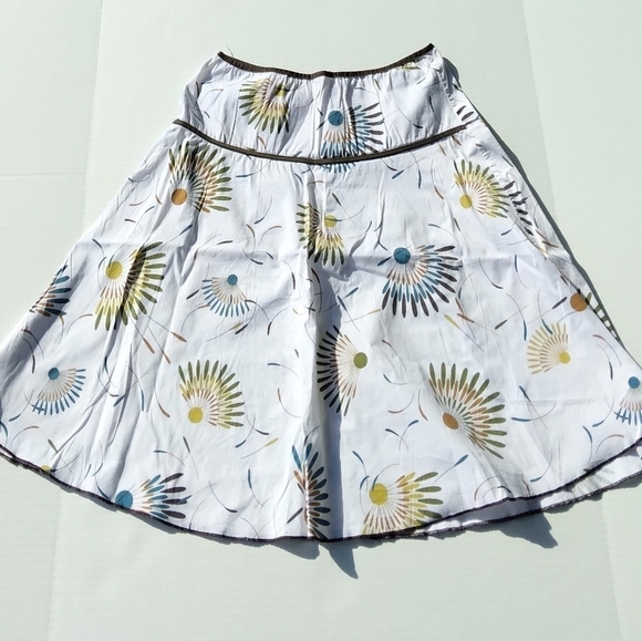 Vintage JKLA California Multi-Color Flare Skirt. Size L - Picture 1 of 4